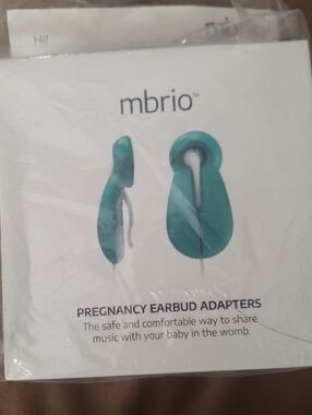 Pregnancy Earbud Adapters in Teal